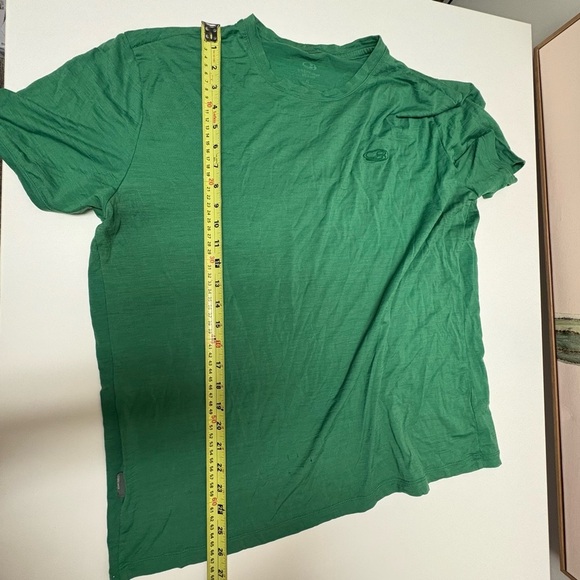 2/$20 Icebreaker Men XL Merino Wool Blend Green Tee Shirt New Zealand Moisture - Picture 8 of 8